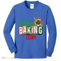 Funny Xmas Holiday Baking Team Christmas Costume Kids Long Sleeve Shirt thumb 0