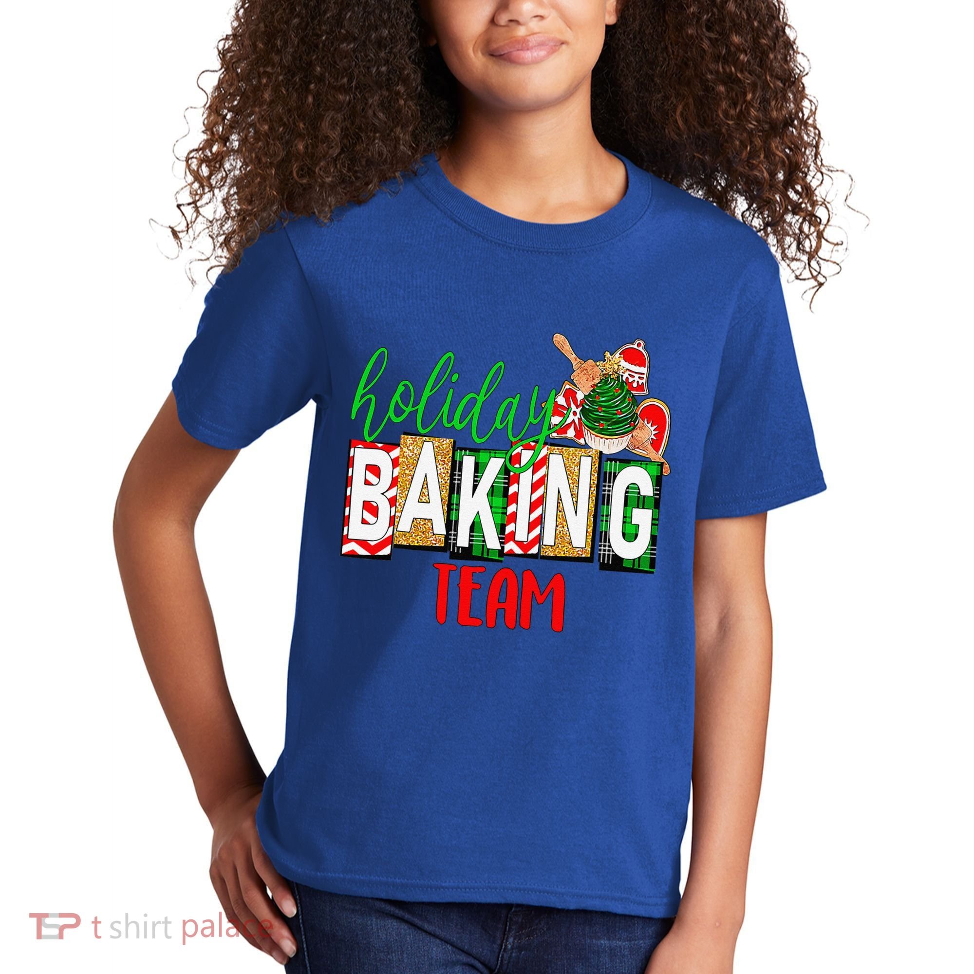 Funny Xmas Holiday Baking Team Christmas Costume Kids T-Shirt