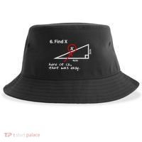 Find X Here It Is That Was Easy Funny Math Lover Sustainable Bucket Hat thumb 0