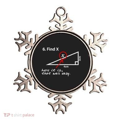 Find X Here It Is That Was Easy Funny Math Lover Ornament