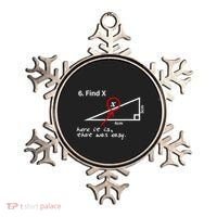 Find X Here It Is That Was Easy Funny Math Lover Ornament thumb 0