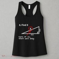 Find X Here It Is That Was Easy Funny Math Lover Women's Tank Top thumb 3
