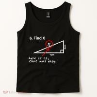 Find X Here It Is That Was Easy Funny Math Lover Tank Top thumb 2