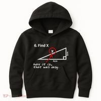 Find X Here It Is That Was Easy Funny Math Lover Kids Hoodie thumb 0