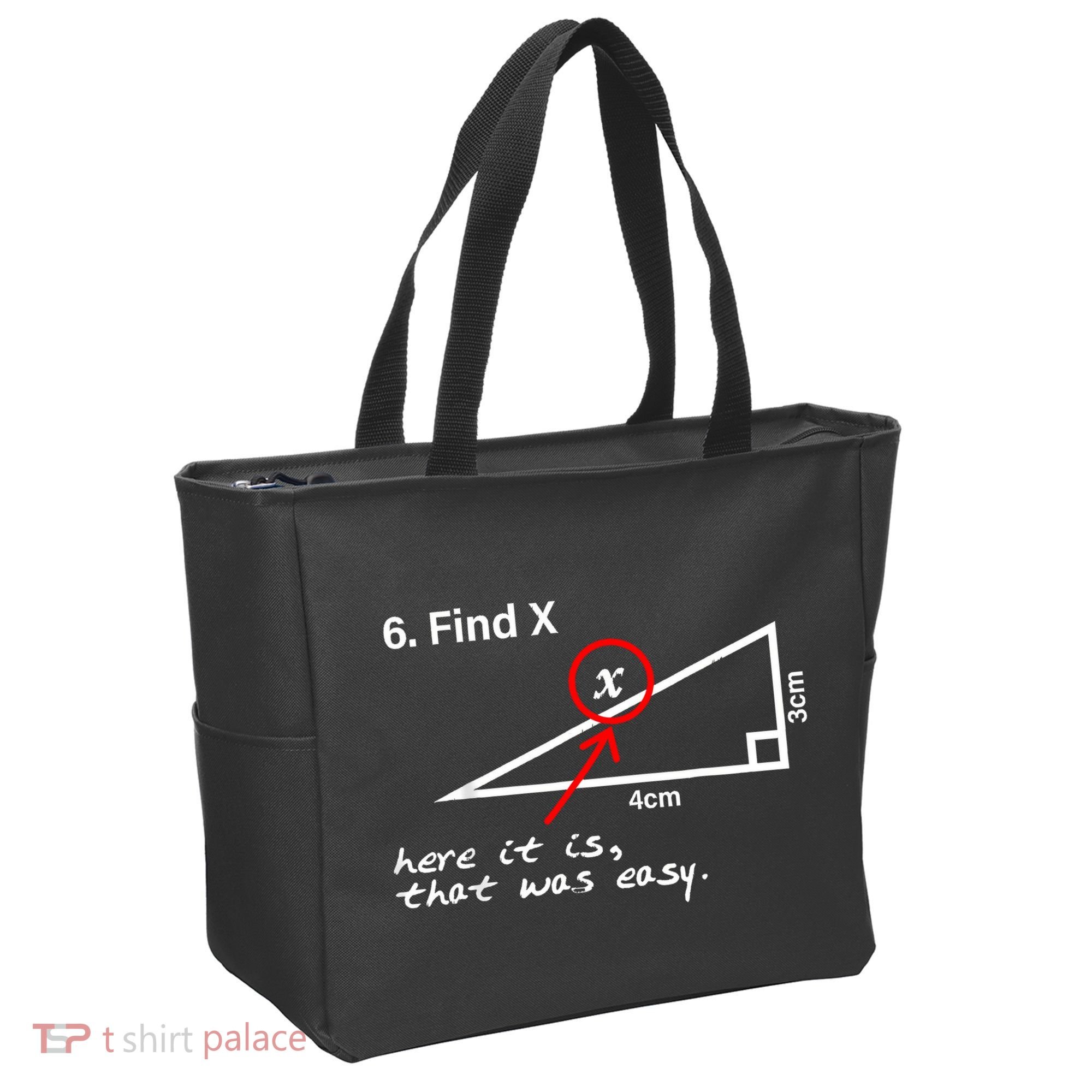 Find X Here It Is That Was Easy Funny Math Lover Tote Bag