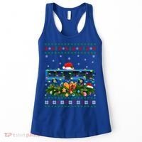 Funny Xmas Lighting Tree Santa Ugly Bus Christmas Gift Women's Tank Top thumb 0