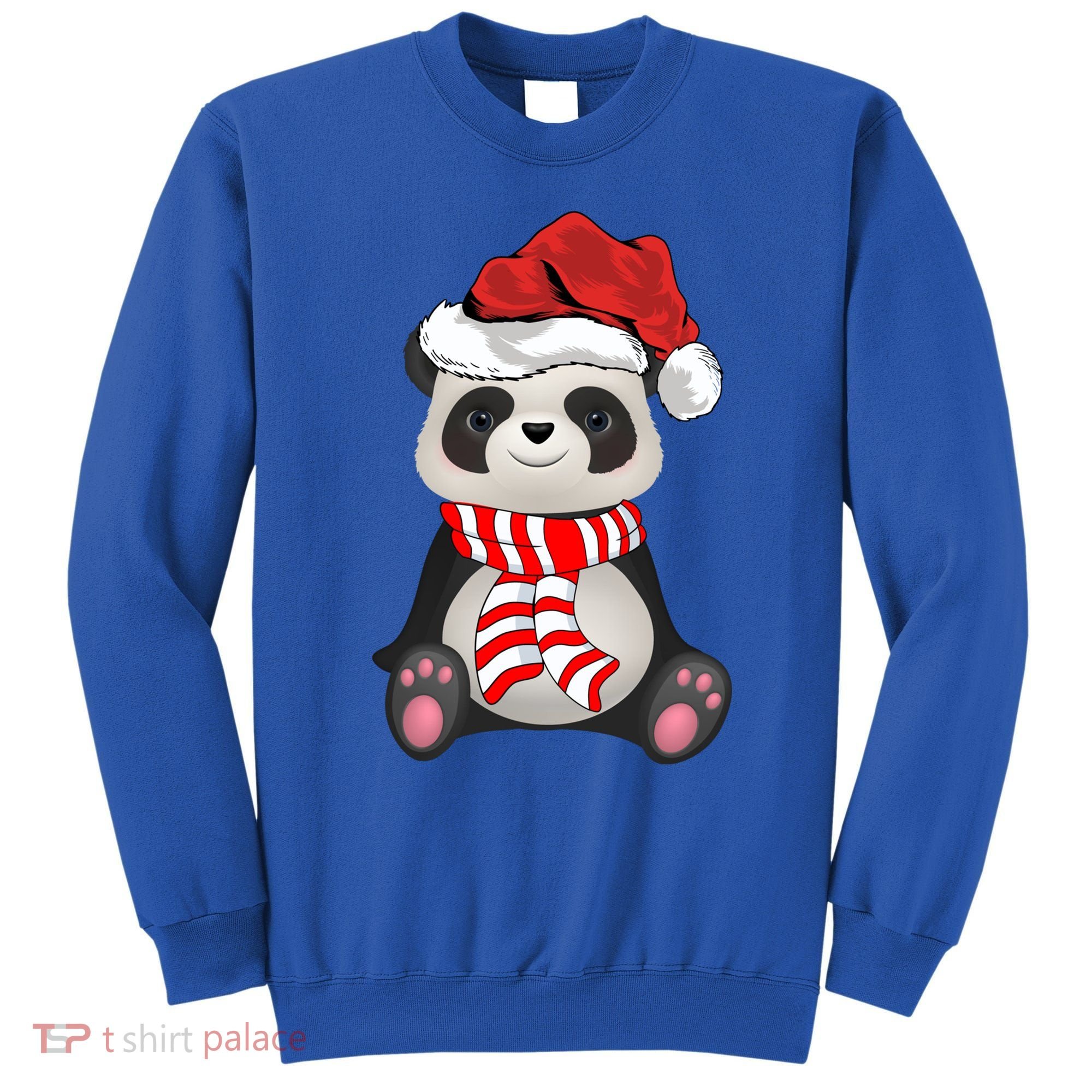 Funny Xmas Matching Family Santa Panda Christmas Cool Gift Sweatshirt