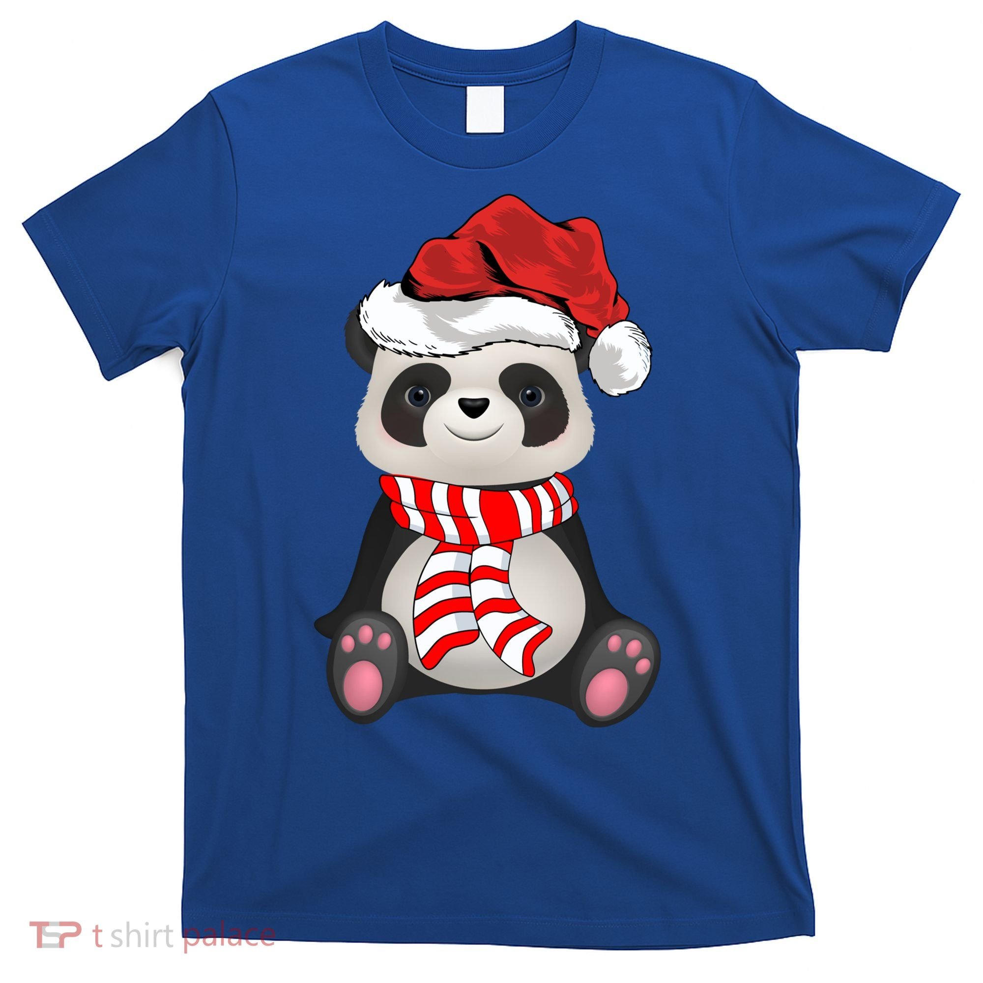 Funny Xmas Matching Family Santa Panda Christmas Cool Gift T-Shirt
