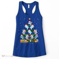 Funny Xmas Outfit For Dolphin Lovers Ugly Christmas Sweater Cool Gift Women's Tank Top thumb 0