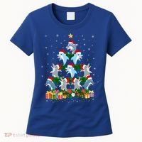 Funny Xmas Outfit For Dolphin Lovers Ugly Christmas Sweater Cool Gift Women's T-Shirt thumb 0