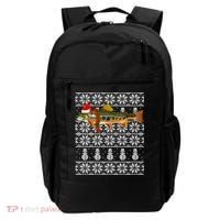 Fish Xmas Santa Hat Brook Trout Ugly Christmas Funny Gift Backpack thumb 0