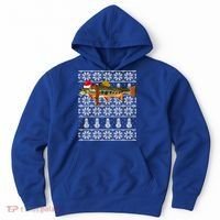 Fish Xmas Santa Hat Brook Trout Ugly Christmas Funny Gift Hoodie thumb 0