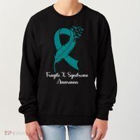 Fragile X Syndrome Awareness Family Wear Matching Support Gift Women's Sweatshirt thumb 0