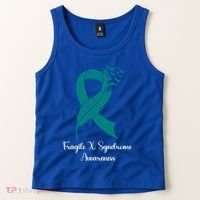 Fragile X Syndrome Awareness Family Wear Matching Support Gift Tank Top thumb 2