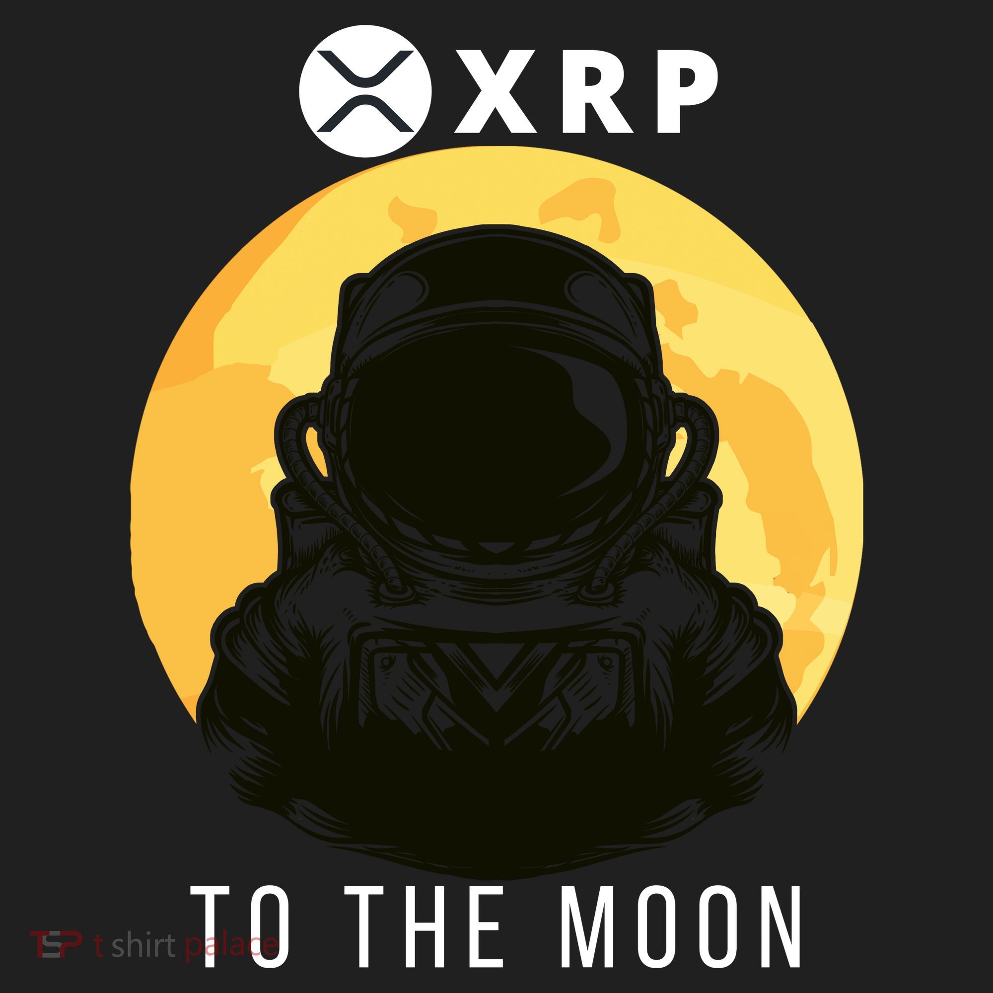 Funny XRP To The Moon Cryptocurrency Ripple Gift XRP Blockchain Crypto Trader Tumbler