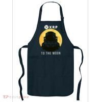 Funny XRP To The Moon Cryptocurrency Ripple Gift XRP Blockchain Crypto Trader Apron thumb 0