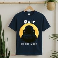Funny XRP To The Moon Cryptocurrency Ripple Gift XRP Blockchain Crypto Trader T-Shirt thumb 2