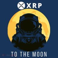 Funny XRP To The Moon Cryptocurrency Ripple Gift XRP Blockchain Crypto Trader Polo thumb 2