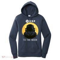 Funny XRP To The Moon Cryptocurrency Ripple Gift XRP Blockchain Crypto Trader Women's Hoodie thumb 0