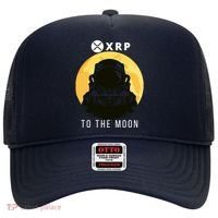 Funny XRP To The Moon Cryptocurrency Ripple Gift XRP Blockchain Crypto Trader Hat thumb 0