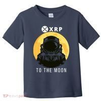 Funny XRP To The Moon Cryptocurrency Ripple Gift XRP Blockchain Crypto Trader Toddler T-Shirt thumb 0