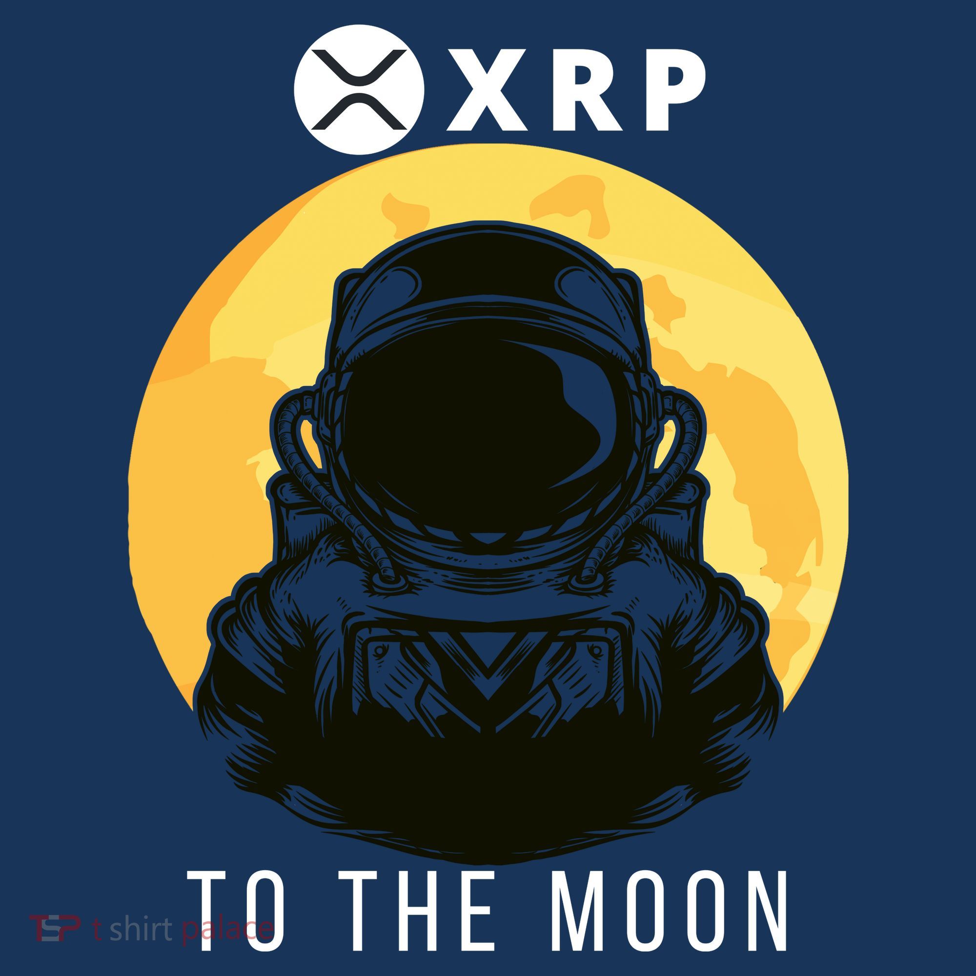 Funny XRP To The Moon Cryptocurrency Ripple Gift XRP Blockchain Crypto Trader Kids Sweatshirt