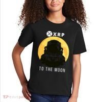 Funny XRP To The Moon Cryptocurrency Ripple Gift XRP Blockchain Crypto Trader Kids T-Shirt thumb 2
