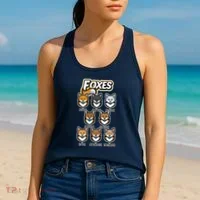 Foxes Of The World Fox Types Women's Tank Top thumb 2
