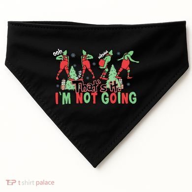 Funny Xmas Thats It Im Not Going Christmas Santa USA-Made Doggie Bandana