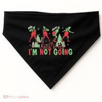 Funny Xmas Thats It Im Not Going Christmas Santa USA-Made Doggie Bandana thumb 0