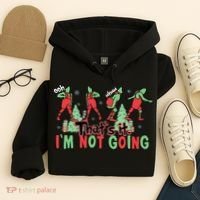 Funny Xmas Thats It Im Not Going Christmas Santa Hoodie thumb 4