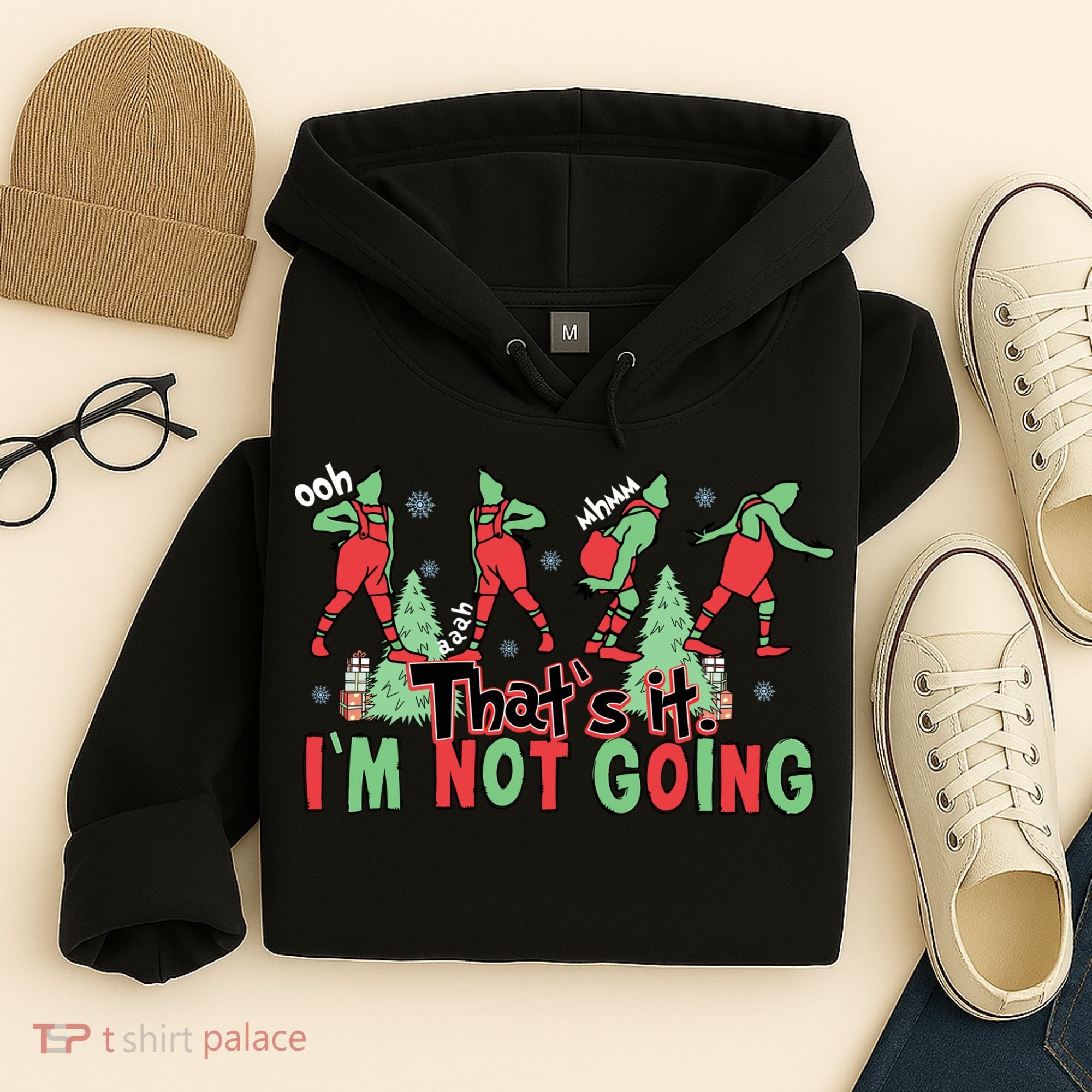 Funny Xmas Thats It Im Not Going Christmas Santa Hoodie
