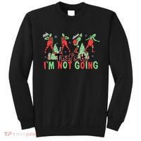 Funny Xmas Thats It Im Not Going Christmas Santa Sweatshirt thumb 0