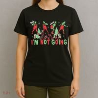 Funny Xmas Thats It Im Not Going Christmas Santa T-Shirt thumb 4