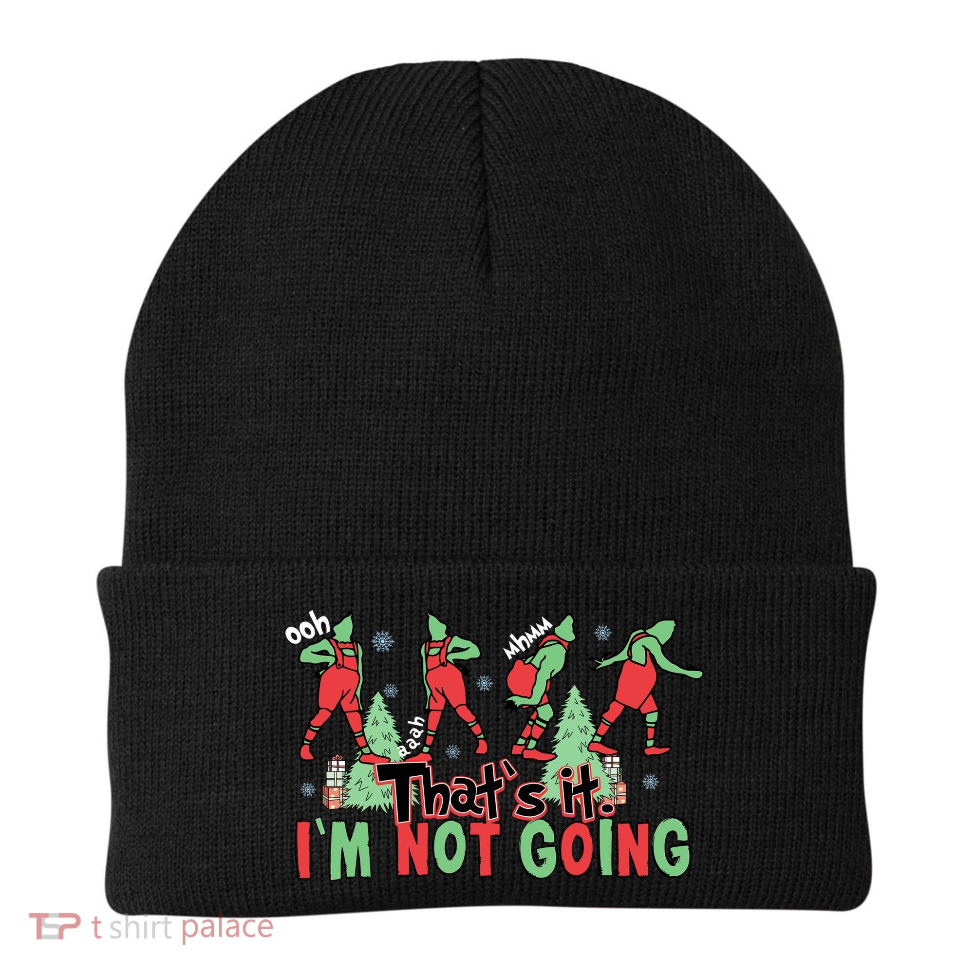 Funny Xmas Thats It Im Not Going Christmas Santa Beanie