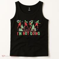 Funny Xmas Thats It Im Not Going Christmas Santa Tank Top thumb 2