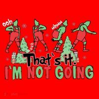 Funny Xmas Thats It Im Not Going Christmas Santa Santa Hat thumb 1
