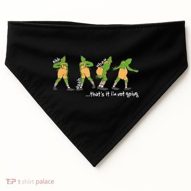 Funny Xmas Thats It Im Not Going Christmas USA-Made Doggie Bandana