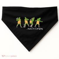 Funny Xmas Thats It Im Not Going Christmas USA-Made Doggie Bandana thumb 0