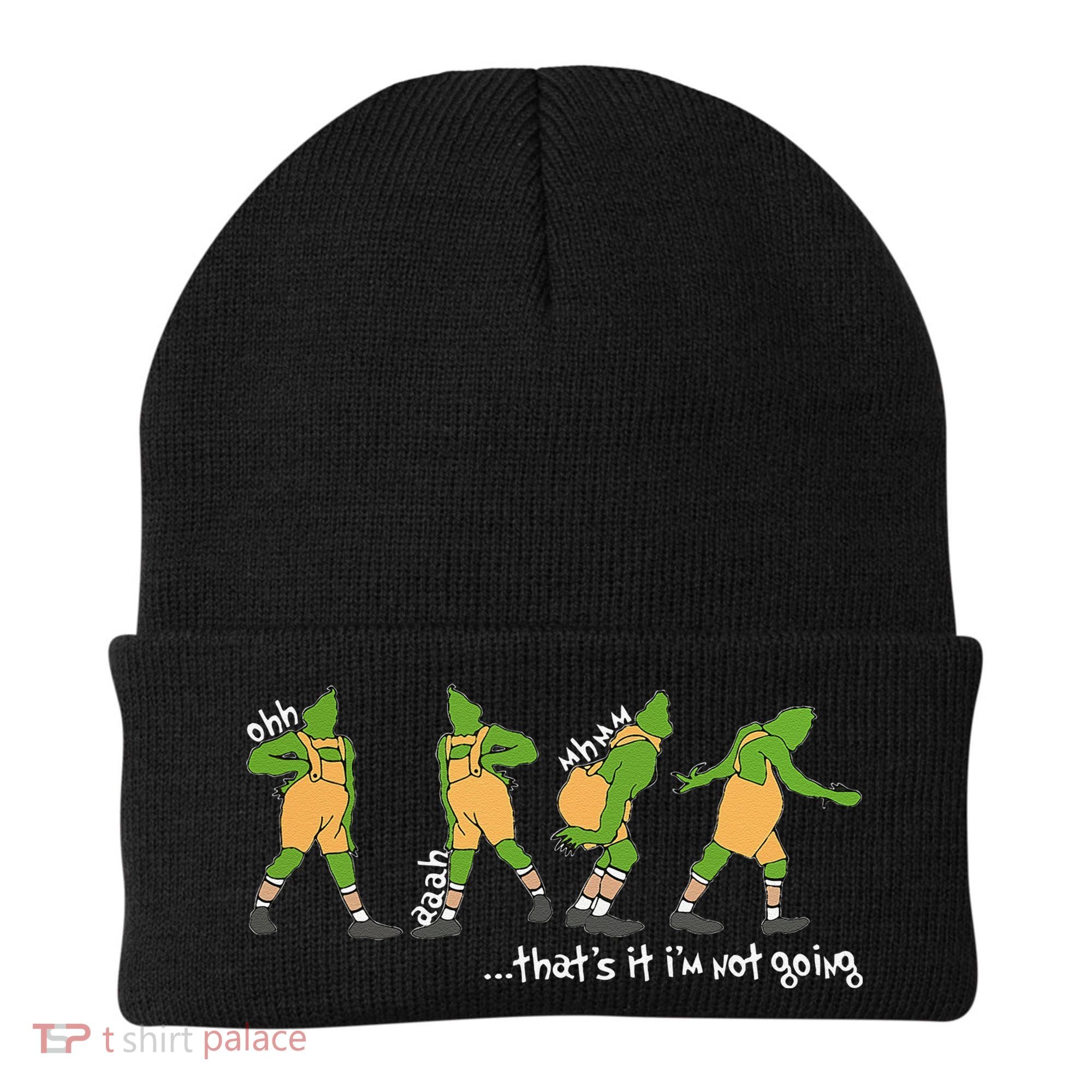 Funny Xmas Thats It Im Not Going Christmas Beanie