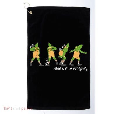 Funny Xmas Thats It Im Not Going Christmas Golf Towel