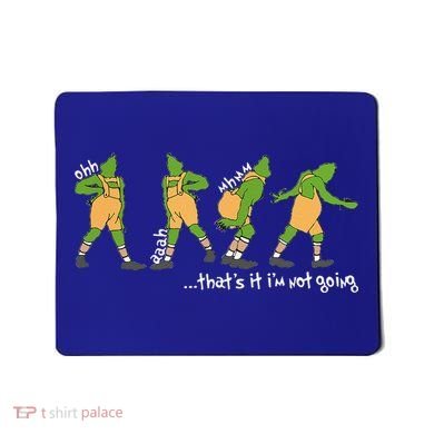 Funny Xmas Thats It Im Not Going Christmas Mousepad