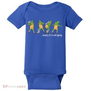 Funny Xmas Thats It Im Not Going Christmas Baby Bodysuit
