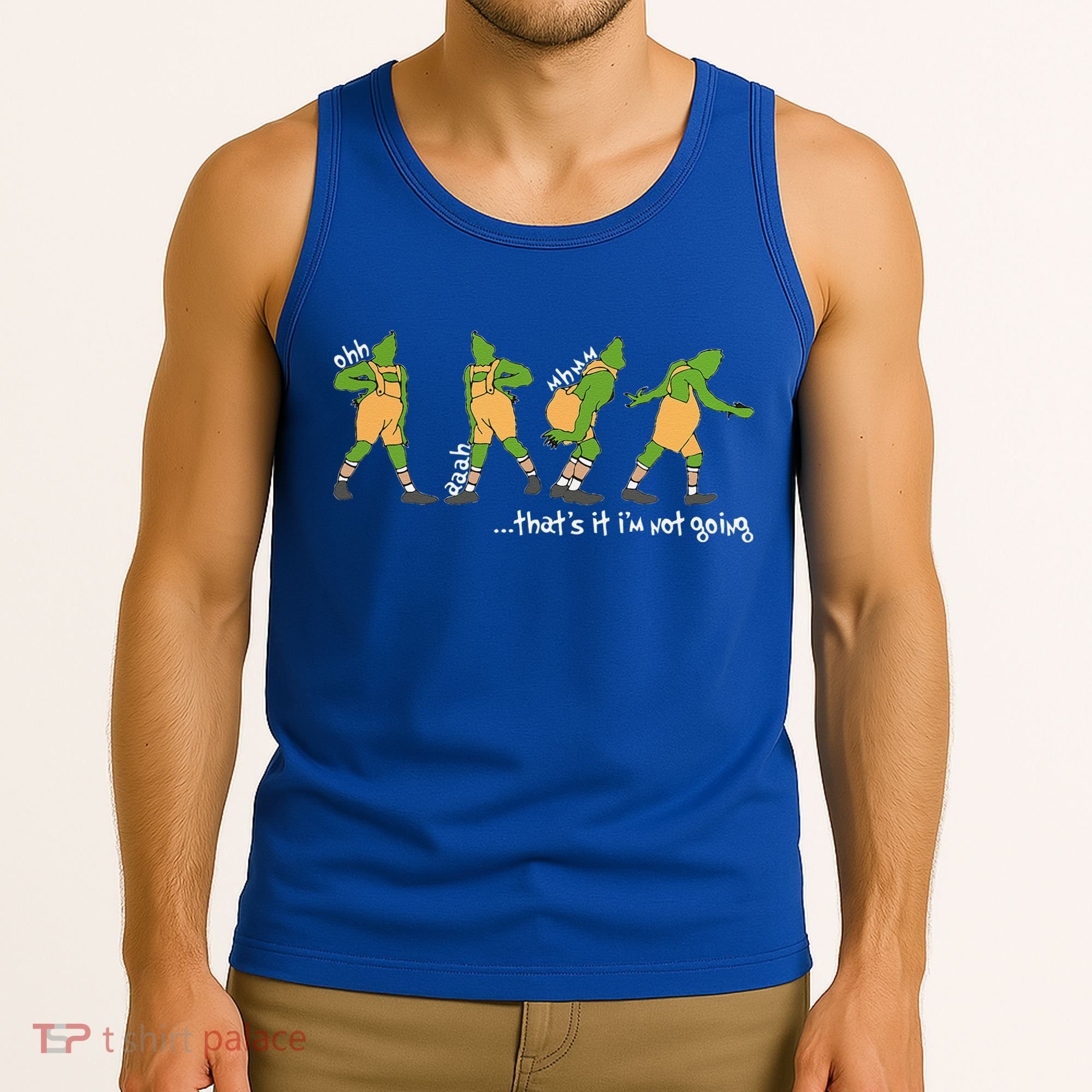 Funny Xmas Thats It Im Not Going Christmas Tank Top