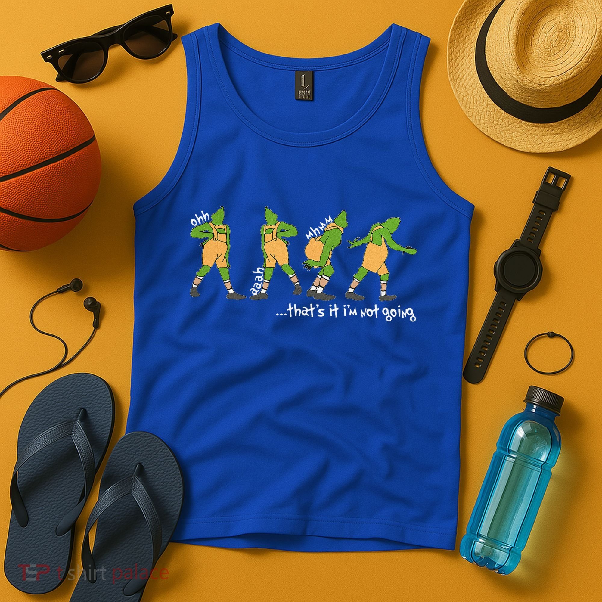 Funny Xmas Thats It Im Not Going Christmas Tank Top
