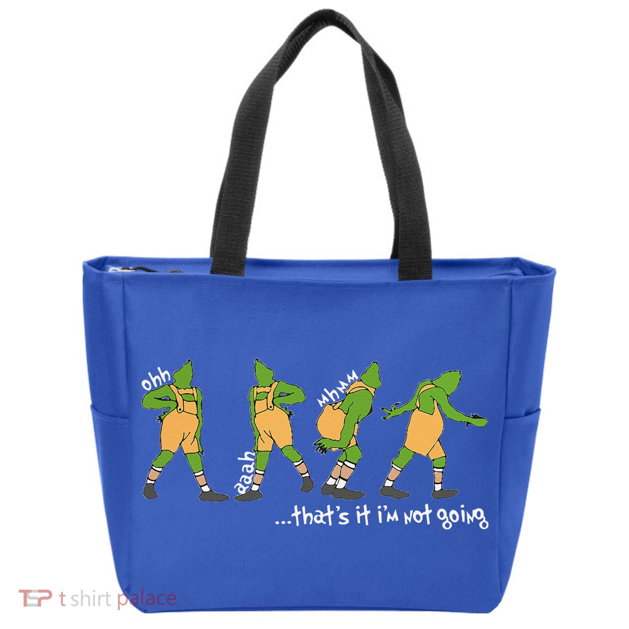 Funny Xmas Thats It Im Not Going Christmas Tote Bag