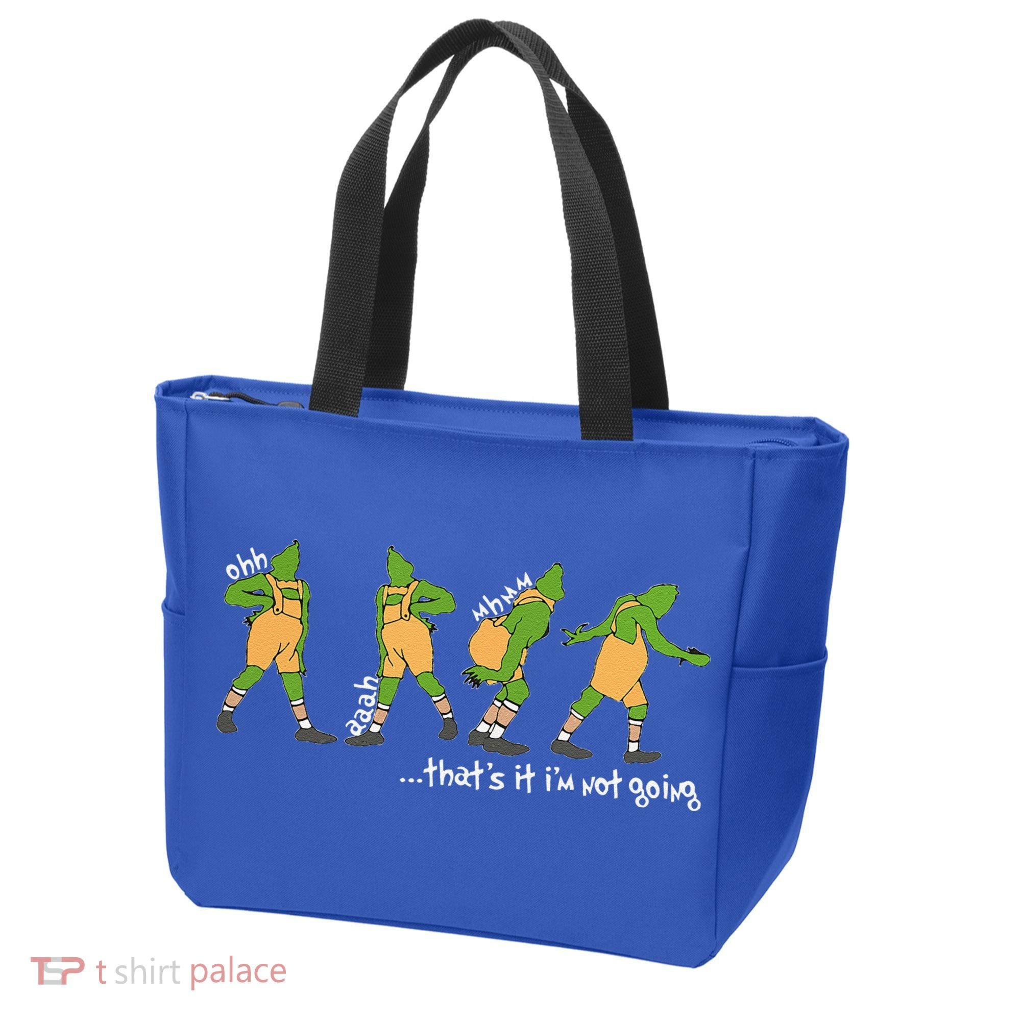 Funny Xmas Thats It Im Not Going Christmas Tote Bag