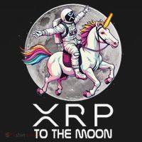 Funny XRP Unicorn Astronaut Crypto Boyfriend Girlfriend Gift Women's Tank Top thumb 5