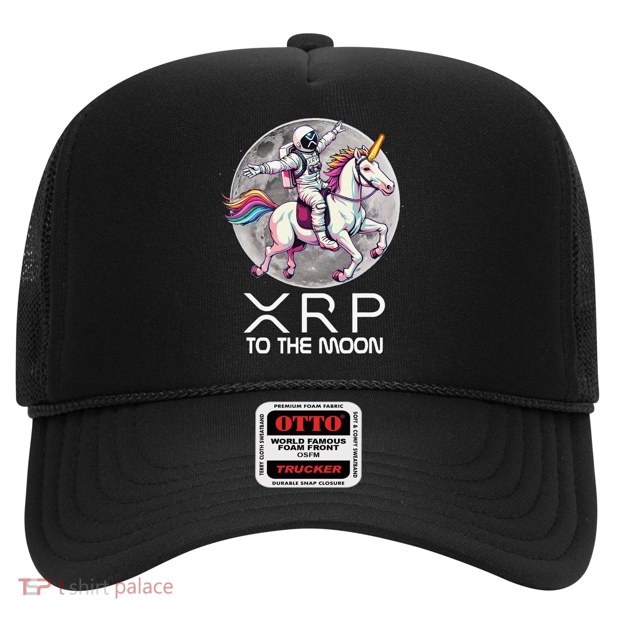 Funny XRP Unicorn Astronaut Crypto Boyfriend Girlfriend Gift Hat
