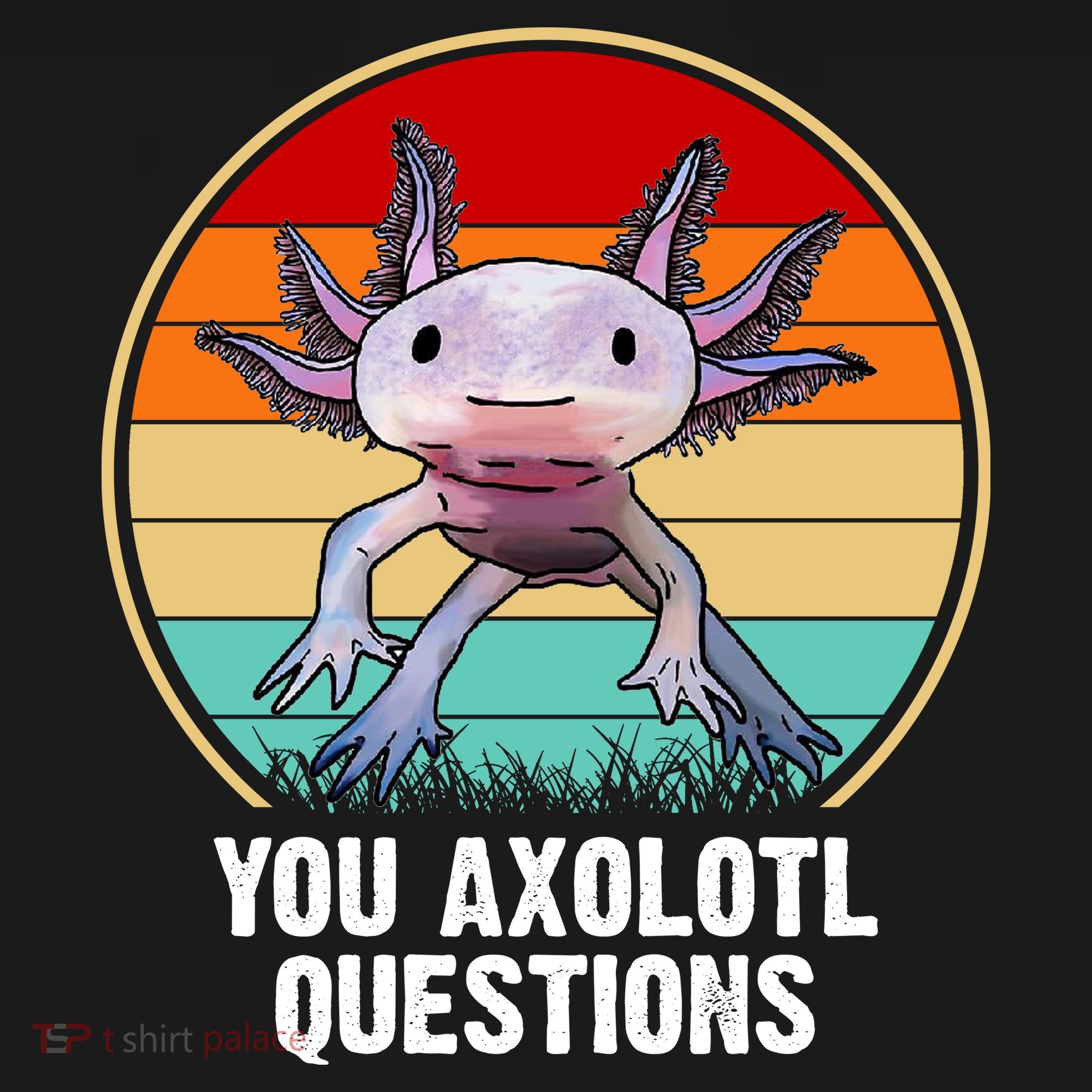 Funny You Axolotl Questions Kids Long Sleeve Shirt
